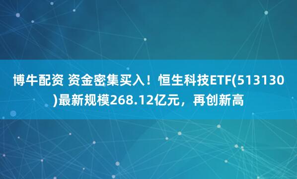 博牛配资 资金密集买入！恒生科技ETF(513130)最新规模268.12亿元，再创新高